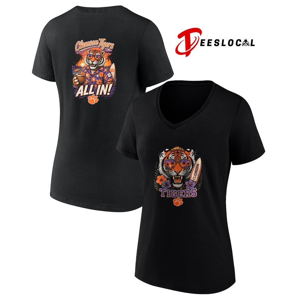 Clemson Tigers NCAA Tropical mascot shirt