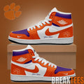 Clemson Tigers Special New Edition Custom AJ1 Shoes
