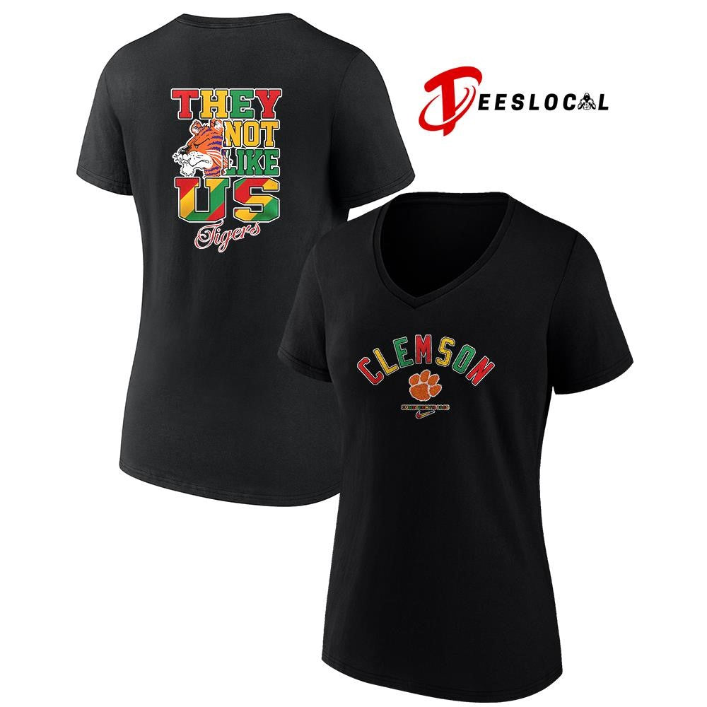 Clemson Tigers x Juneteenth they not like us shirt