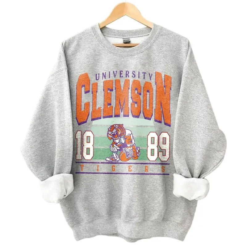 Clemson Vintage Football Sweatshirt Clemson University Unisex Football T-Shirts, Hoodie | CiraTrend.com