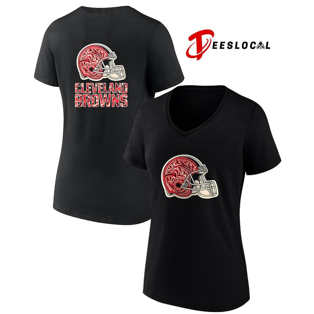 Cleveland Browns Latino Heritage month logo helmet shirt