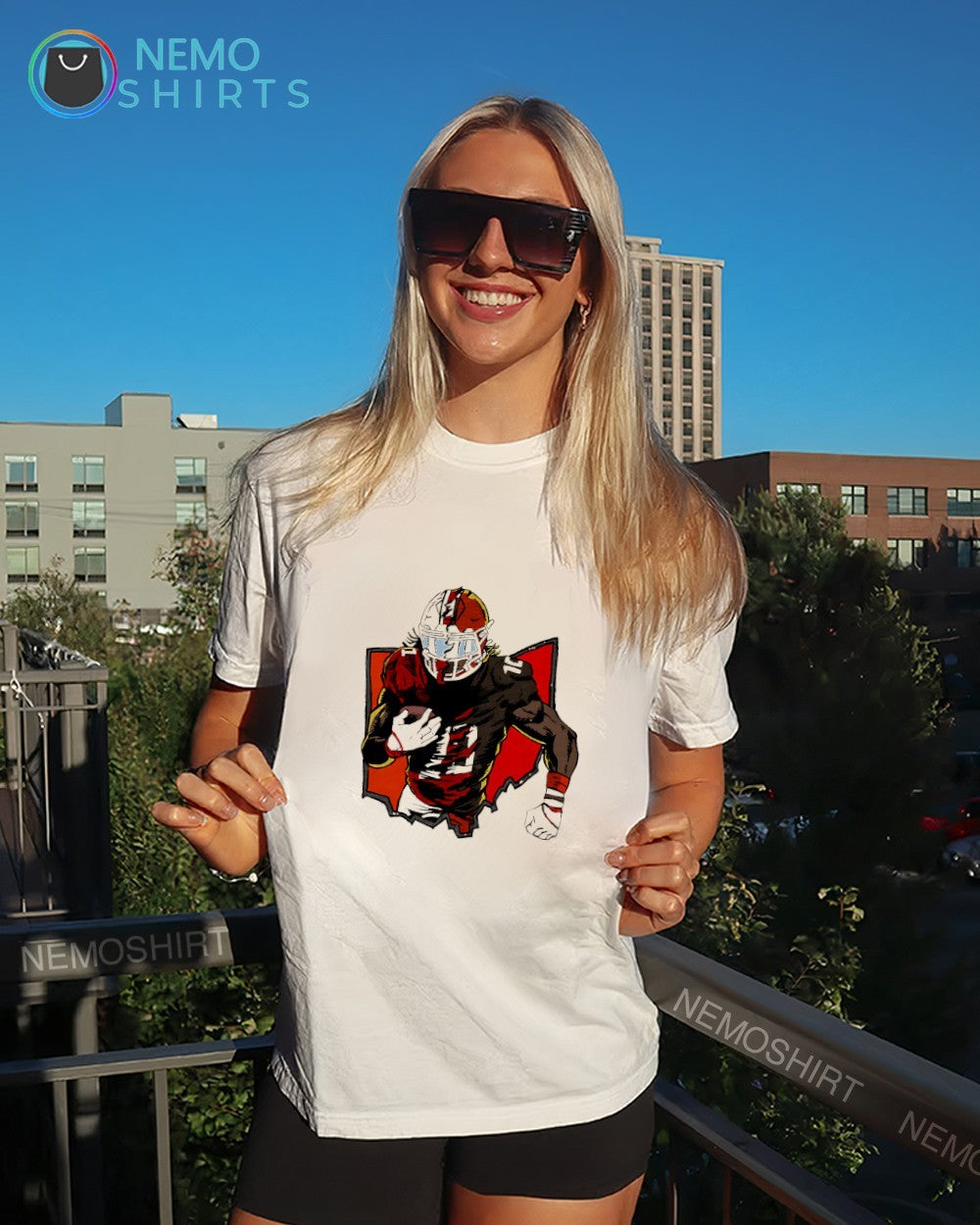 Cleveland Browns OHIO RB player collage shirt