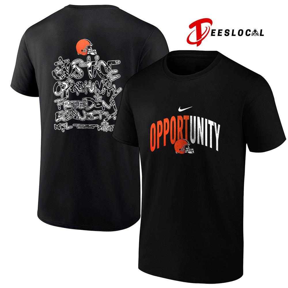 Cleveland Browns justice opportunity freedom equity shirt