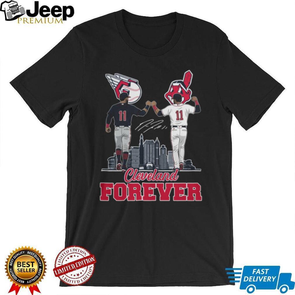 Cleveland Forever Baseball Guardians & Indians Heritage Skyline T Shirt