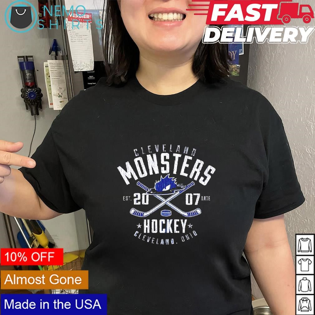 Cleveland Monsters hockey team logo est 2007 Cleveland Ohio shirt
