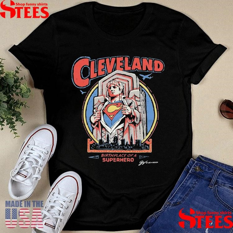 Cleveland Superhero Birthplace Of A Guardian T-shirt