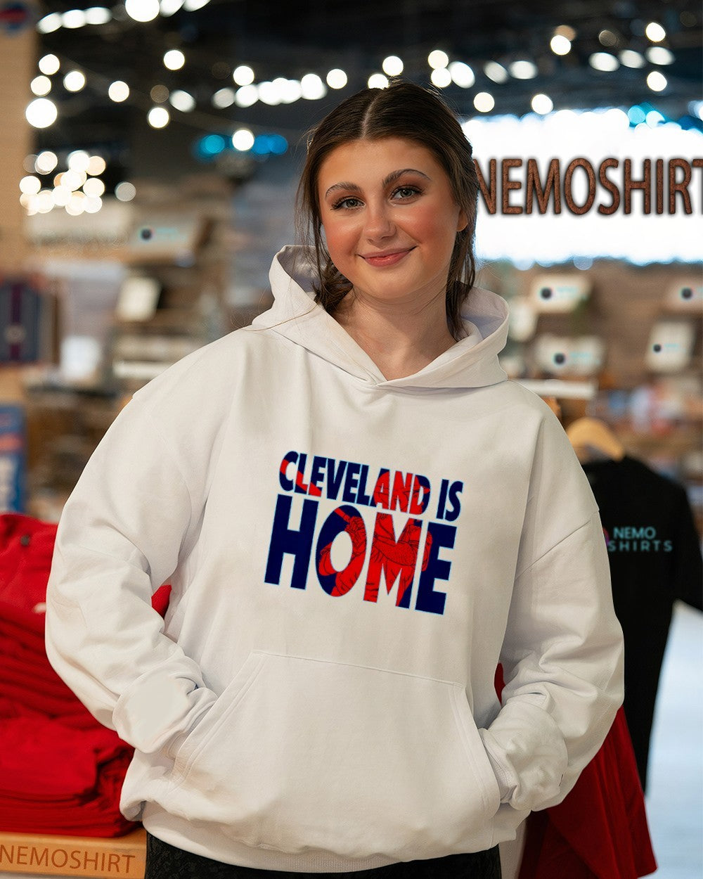 Cleveland is home graphic shirt