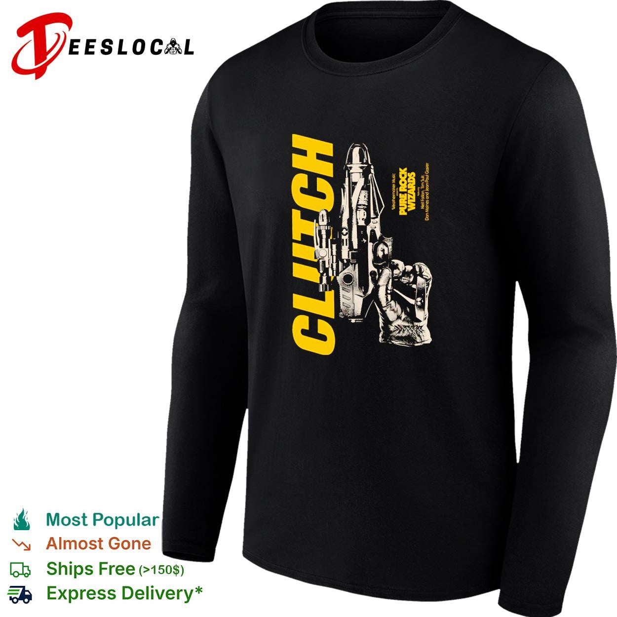 Clutch Pure Rock Wizards tour poster shirt
