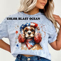 Cocker Spaniel Patriotic Dog Shirt ~ Unisex Apparel Relaxed Fit Printed In The USA Clothing Womenswear Casual Comfort...