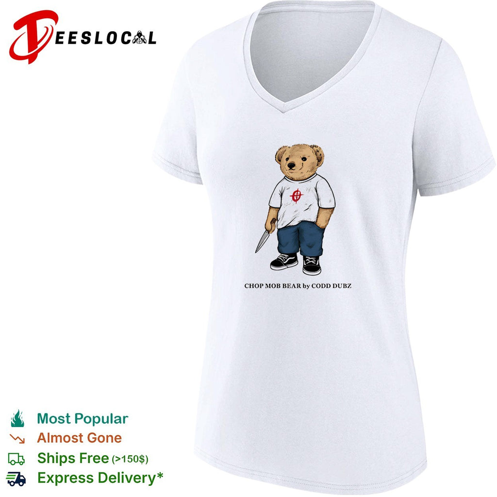Codd Dubz chop mob bear knife streetwear shirt