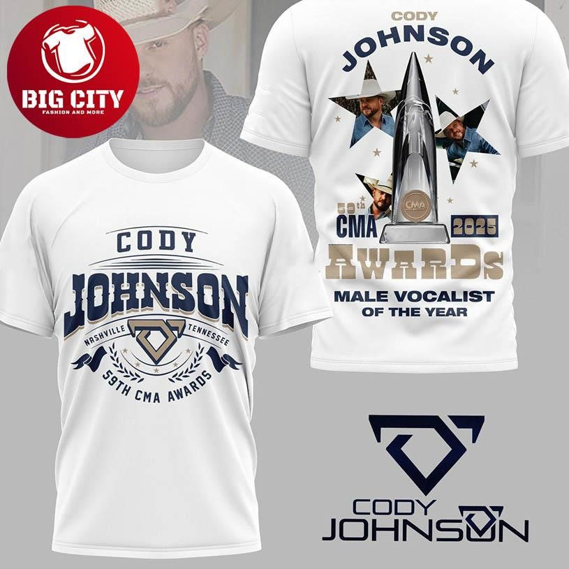 Cody Johnson 59th CMA Awards 2025 Two Sided Shirt