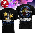 Cody Johnson Male Vocalist Of The Years Awards 2025 Two Sided Shirt