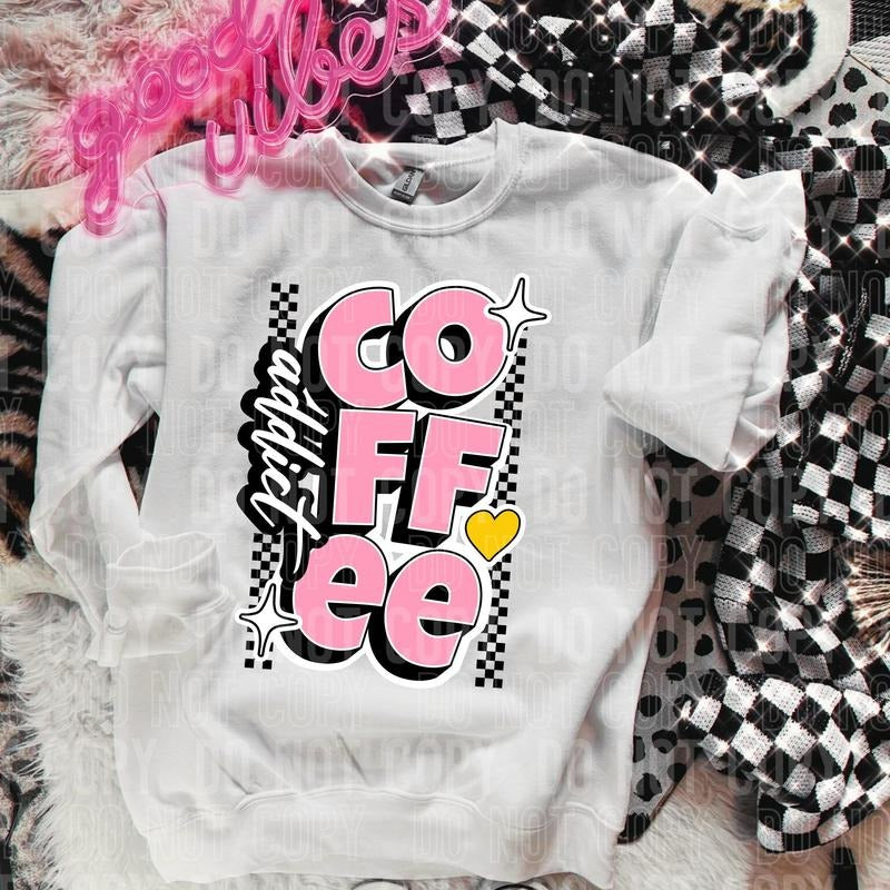 Coffee Addict DTF Transfers - THIS IS NOT A SHIRT Hoodie, Sweatshirt | CiraTrend.com