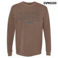 Coffee Addict PUFF Print Long Sleeve Comfort Colors T-Shirt Hoodie, Sweatshirt | CiraTrend.com
