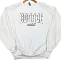 Coffee Addict Puff Print Gildan Sweatshirt T-Shirts, Hoodie | CiraTrend.com