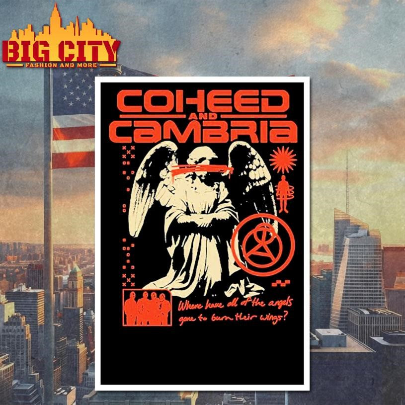 Coheed And Cambria When Have All Of The Angels Gone To Burn Heir Wings Shirt