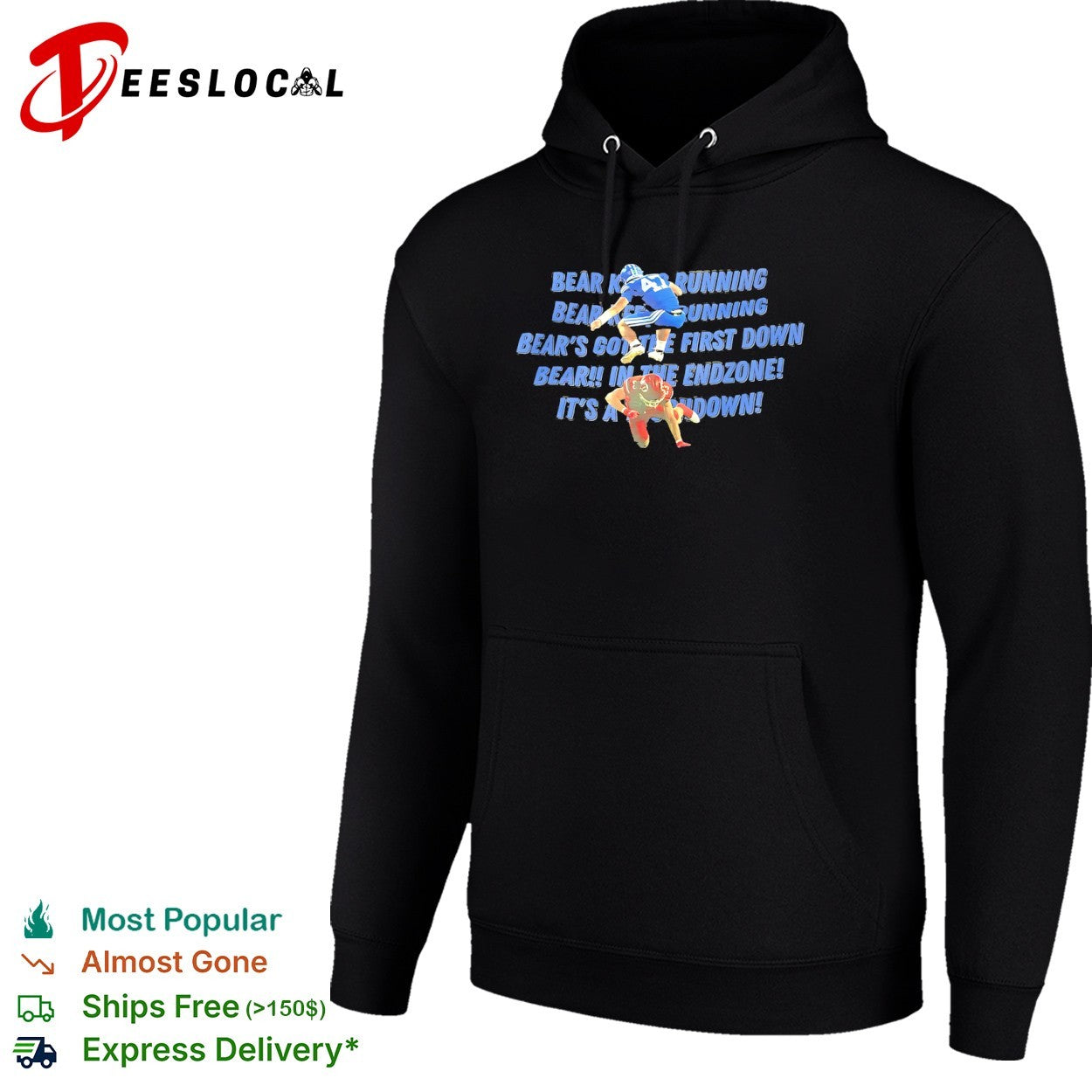 Cole Bishop Utah Utes Bear Keeps Running Bear in the endzone its a touchdown shirt