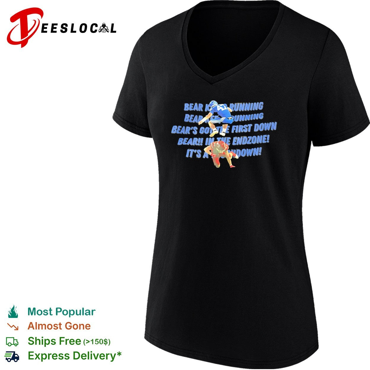 Cole Bishop Utah Utes Bear Keeps Running Bear in the endzone its a touchdown shirt