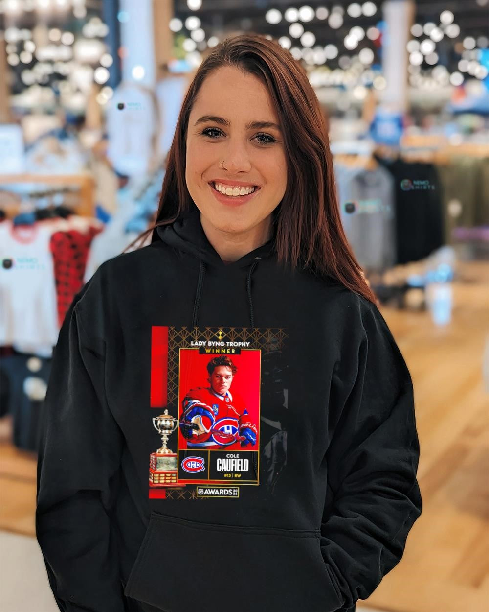Cole Caufield Montreal Canadiens Lady Byng Trophy winner awards 2026 shirt