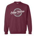 College Station, Texas Circle Crewneck Sweatshirt, Vintage Graphic Sweatshirt, Vintage Crewnecks Sweatshirt T-Shirts, Hoodie