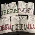 College Varsity Retro Sweatshirt Gray T-Shirts, Hoodie | CiraTrend.com