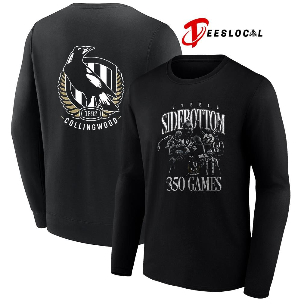 Collingwood Steele sidebottom 350 games shirt