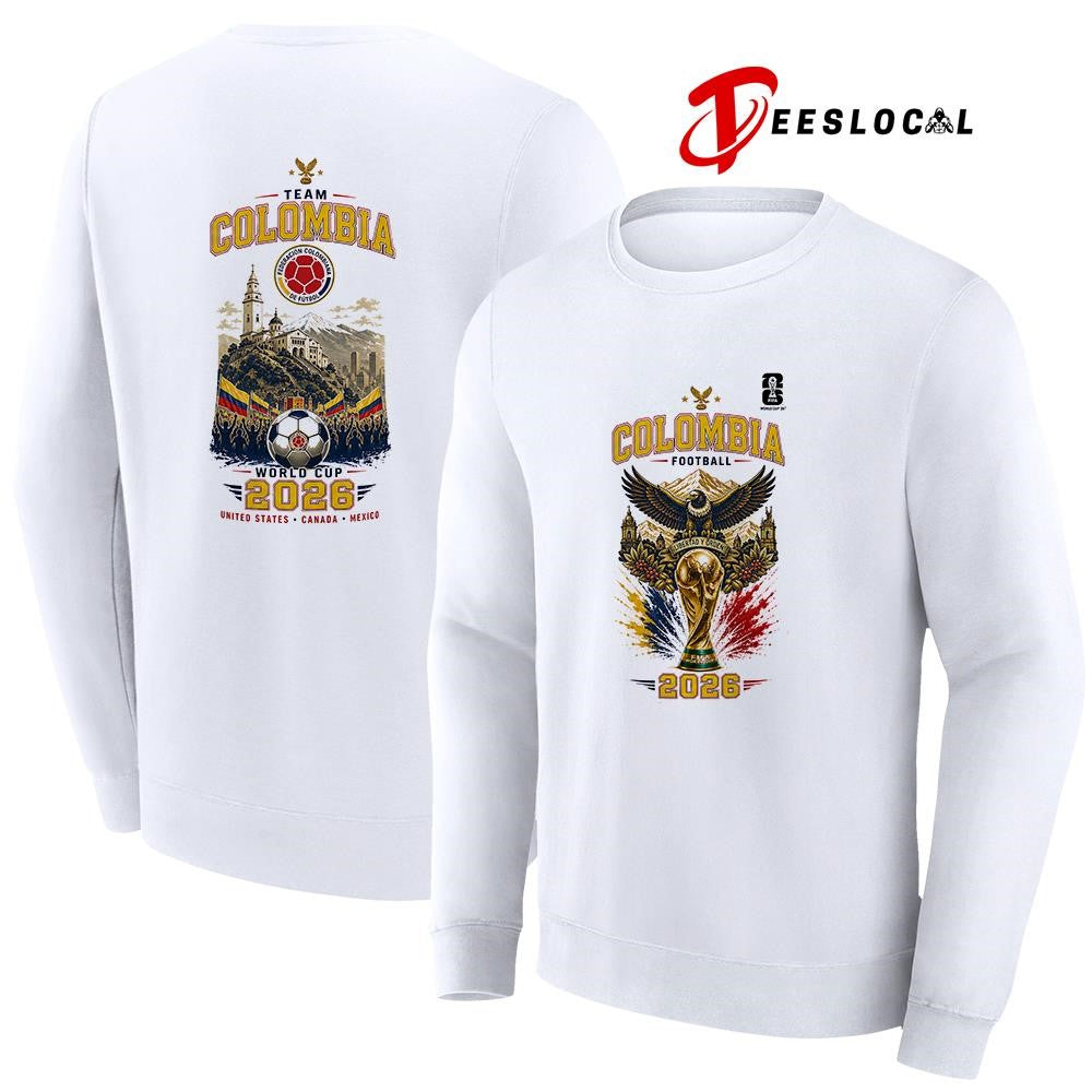 Colombia World Cup trophy graphic shirt