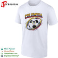 Colombia flag soccer ball shirt