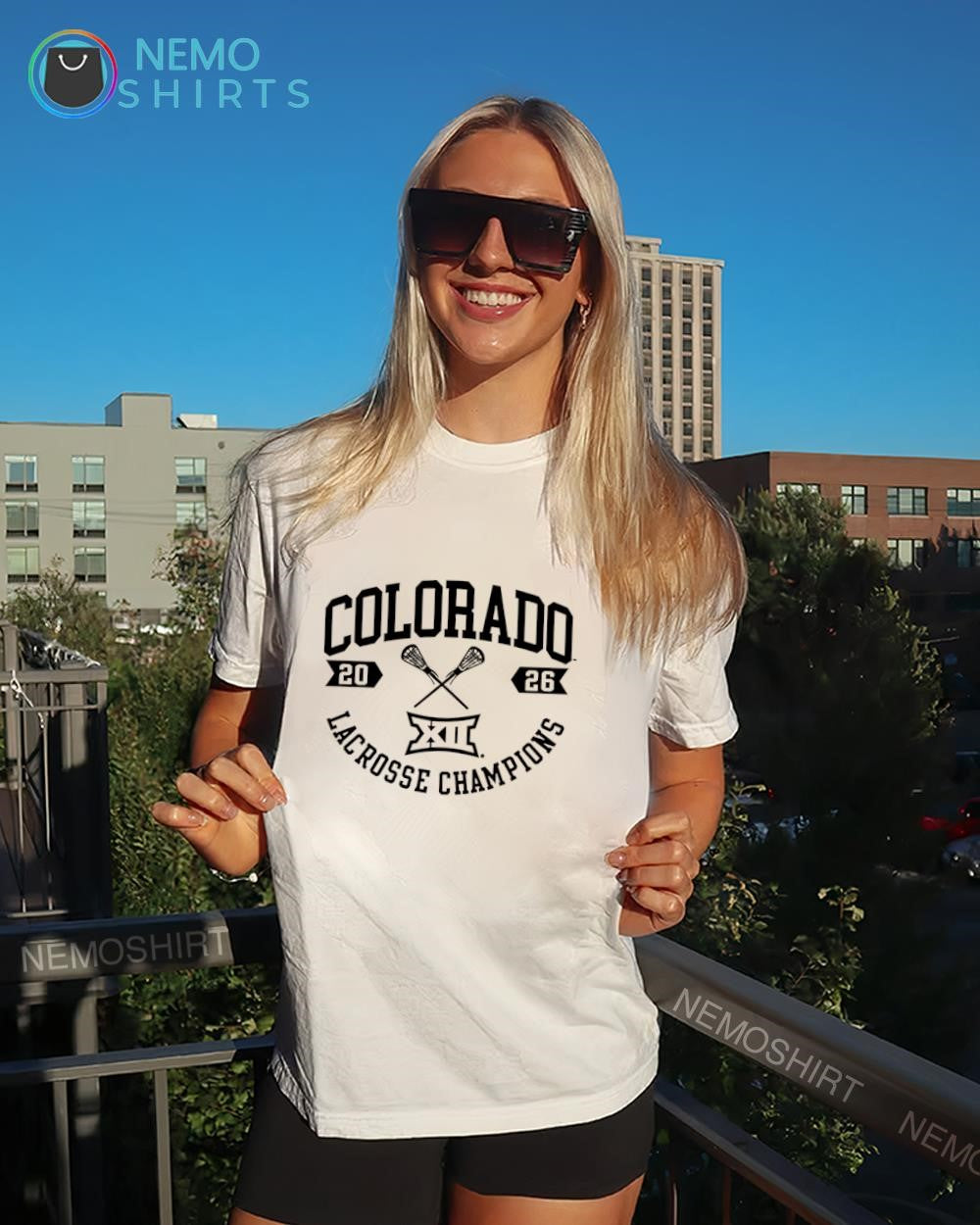 Colorado Buffaloes Big 12 Lacrosse Champions 2026 logo shirt