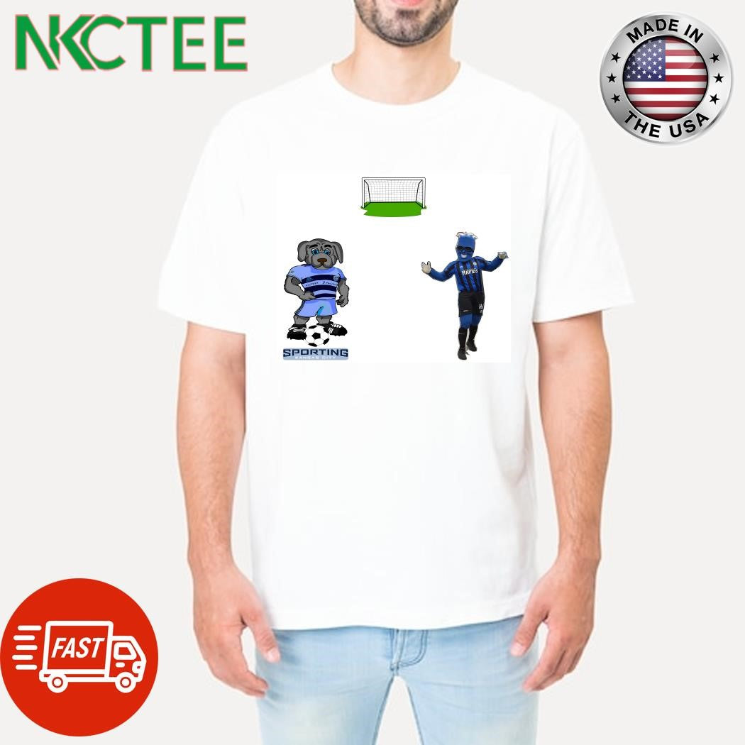 Colorado Rapids VS Sporting Kansas City MLS 2024 mascot cartoon soccer shirt