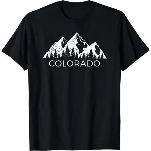 Colorado T Shirt | Cool Colorado Rocky Mountains Tee T-Shirt Made in USA Hoodie, Sweatshirt | CiraTrend.com