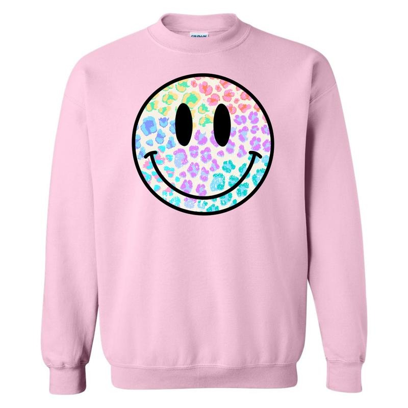 Colorful Cheetah Happy Face Sweatshirt 'NLB' T-Shirts, Hoodie | CiraTrend.com