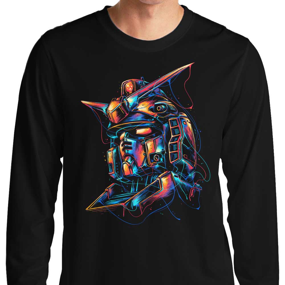 Colorful Mecha Long Sleeve T-Shirts, Hoodie, Sweatshirt