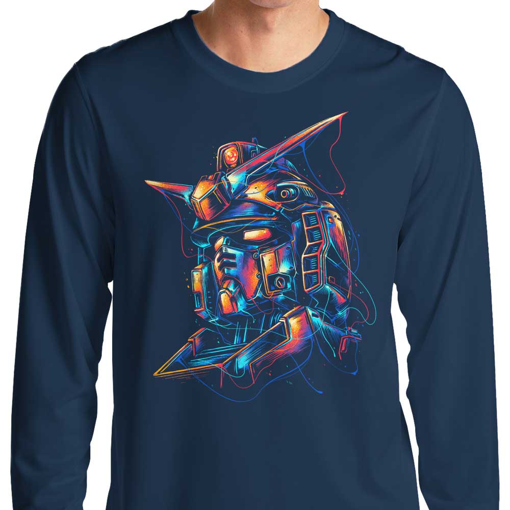 Colorful Mecha Long Sleeve T-Shirts, Hoodie, Sweatshirt