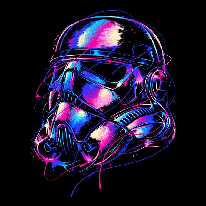 Colorful Trooper - Long Sleeve T-Shirt Hoodie, Sweatshirt | CiraTrend.com (Image 2)