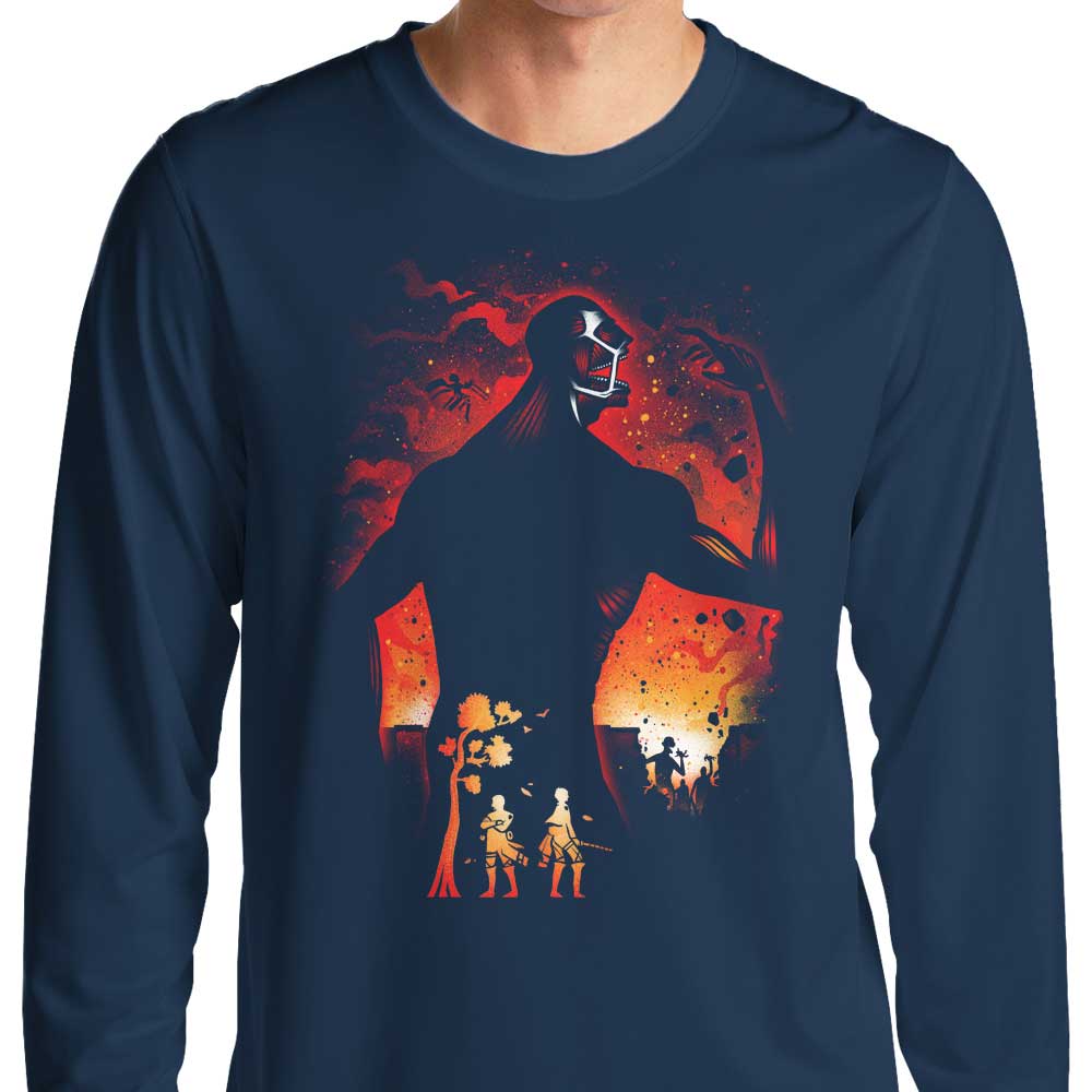 Colossal Titan - Long Sleeve T-Shirt Hoodie, Sweatshirt | CiraTrend.com (Image 3)