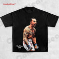 CombatWear Men's UFC Max Holloway BMF Champion T-Shirt ,Boxing T-shirt, Fighter Tee, Boxer Shirt, Sports Shirt, Vintage...