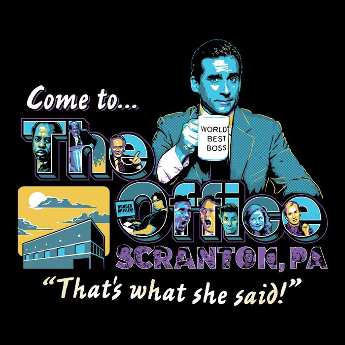 Come to Scranton - Long Sleeve T-Shirt Hoodie, Sweatshirt | CiraTrend.com (Image 2)