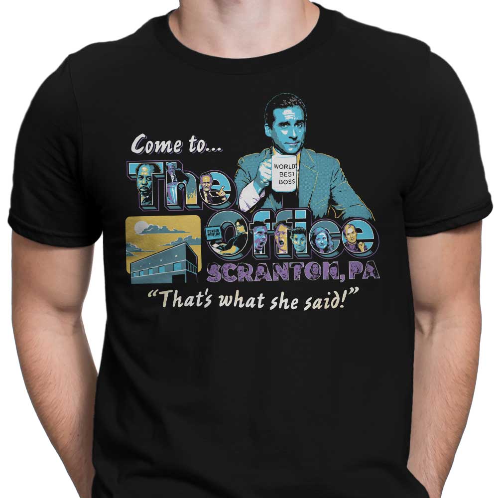 Come to Scranton - Men's Apparel T-Shirts, Hoodie, Sweatshirt | CiraTrend.com (Image 3)