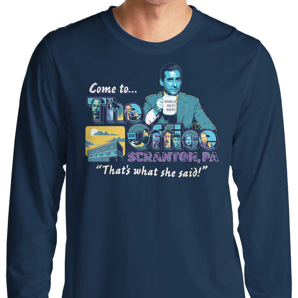 Come to Scranton - Long Sleeve T-Shirt Hoodie, Sweatshirt | CiraTrend.com (Image 3)