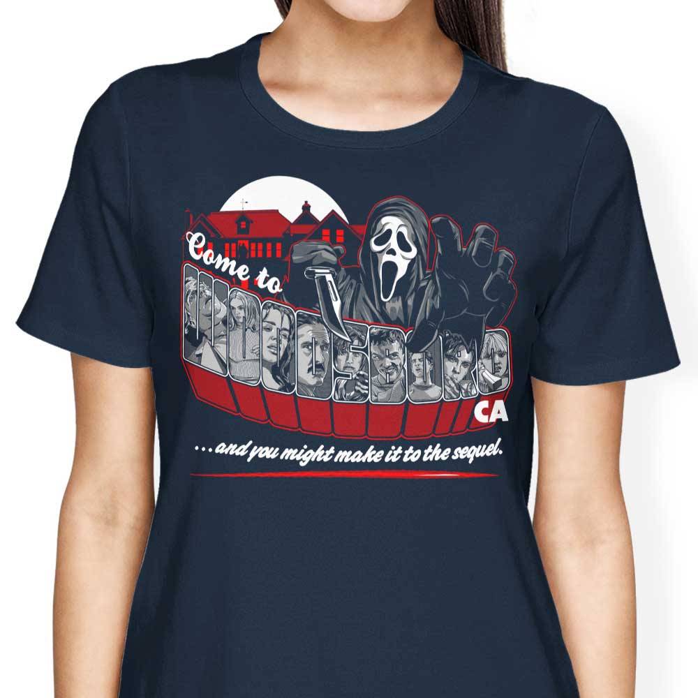 Come to Woodsboro - Women's Apparel T-Shirts, Hoodie, Sweatshirt | CiraTrend.com (Image 4)