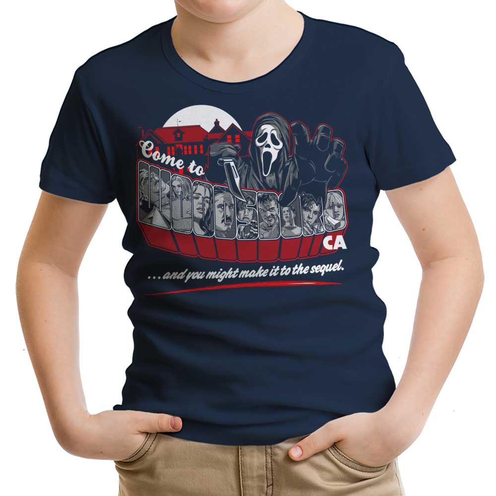 Come to Woodsboro - Youth Apparel T-Shirts, Hoodie, Sweatshirt | CiraTrend.com (Image 3)