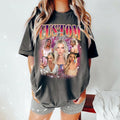 Comfort Colors Custom Your Own Image Shirts, Custom Photo Rap T-Shirt, Personalized Photo Tees, Summer Casual Crewneck...