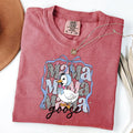 Comfort Colors Floral Mama Goose Shirt, Mama Goose Shirt, Mothers Day T-Shirt, Floral Mama Tee, Goose Lover Gift Hoodie,...