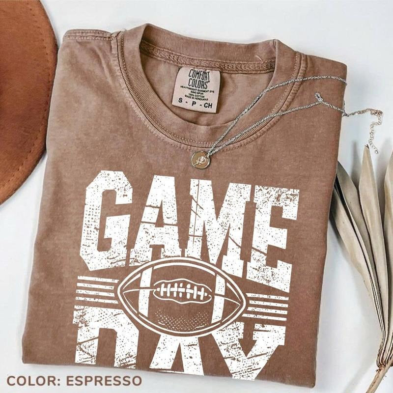 Comfort Colors Football Season T-shirt, Tis the Season Football Tee, Game Day Football Tshirt, Fall Sports T-shirt,...