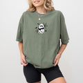 Comfort Colors Ghost Black Cats Halloween Shirt, Ghost Cat Halloween Graphic Printed Tee, Black Cat Unhinged Shirt,...