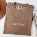 Comfort Colors He's Golfing Shirt, Golfer Wife Tee, Golf Player Shirt for Mom, Golf Season Tshirt, Golf Girlfriend Shirt,...