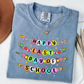 Comfort Colors Little Girl Last Day Of School Bracelet T-Shirt, Last Day Of School Shirt, Teacher Gifts, Retro School...