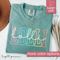Comfort Colors Lolli Shirt, Cute Lolli Shirt, Gift for Lolli, Grandma Gift Hoodie, Sweatshirt | CiraTrend.com