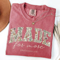 Comfort Colors Made for More Shirt, Wildflowers Shirt, Christian T-Shirt, Religious T-Shirt, Motivational, Bible Verse...